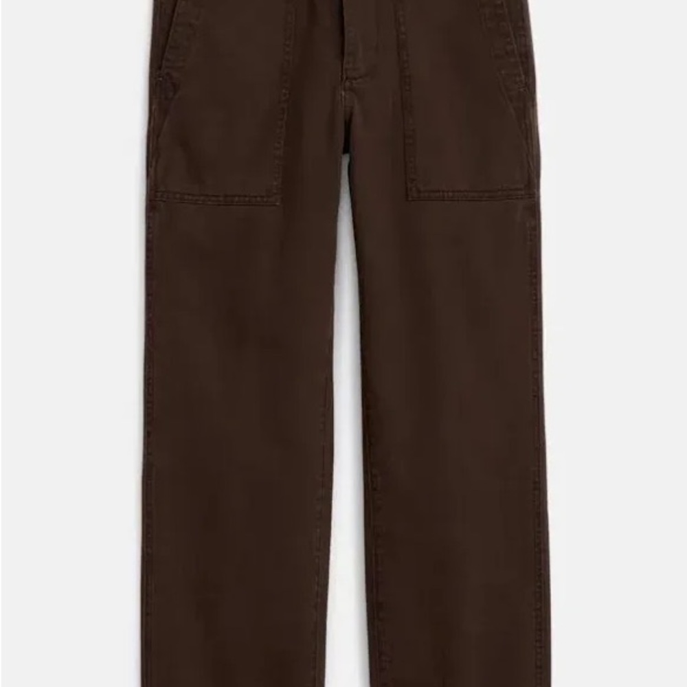 Alex Mill Neil Herringbone High Waisted Straight Leg Utility Pant - never worn